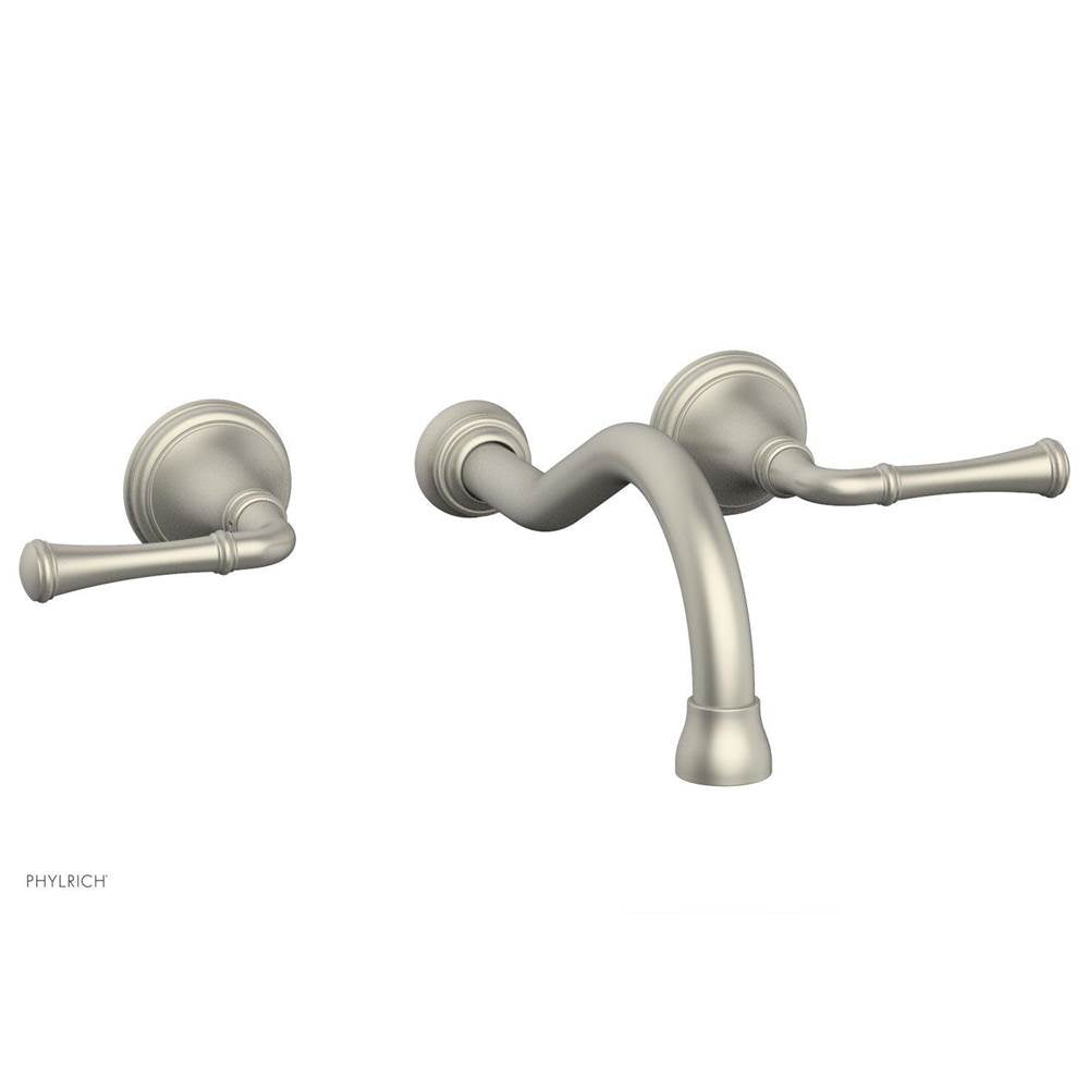 Phylrich - COINED Wall Tub Set - Lever Handles 208-56 - Polished Brass Uncoated