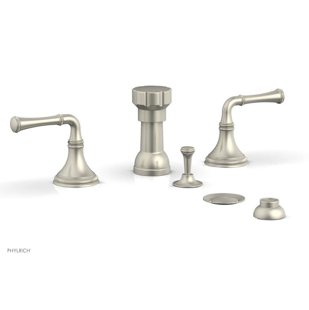 Phylrich - COINED Four Hole Bidet Set 208-60 - Burnished Nickel