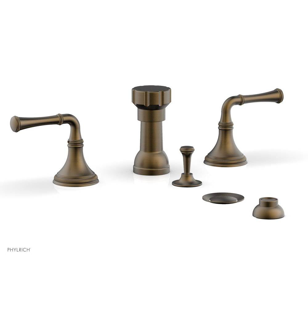 Phylrich - COINED Four Hole Bidet Set 208-60 - Old English Brass