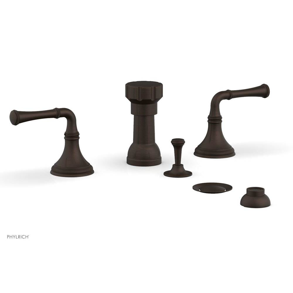 Phylrich - COINED Four Hole Bidet Set 208-60 - Antique Bronze