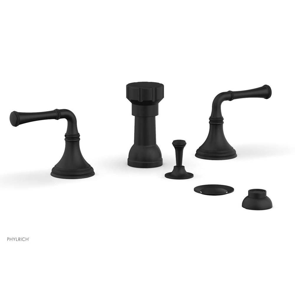 Phylrich - COINED Four Hole Bidet Set 208-60 - Matte Black