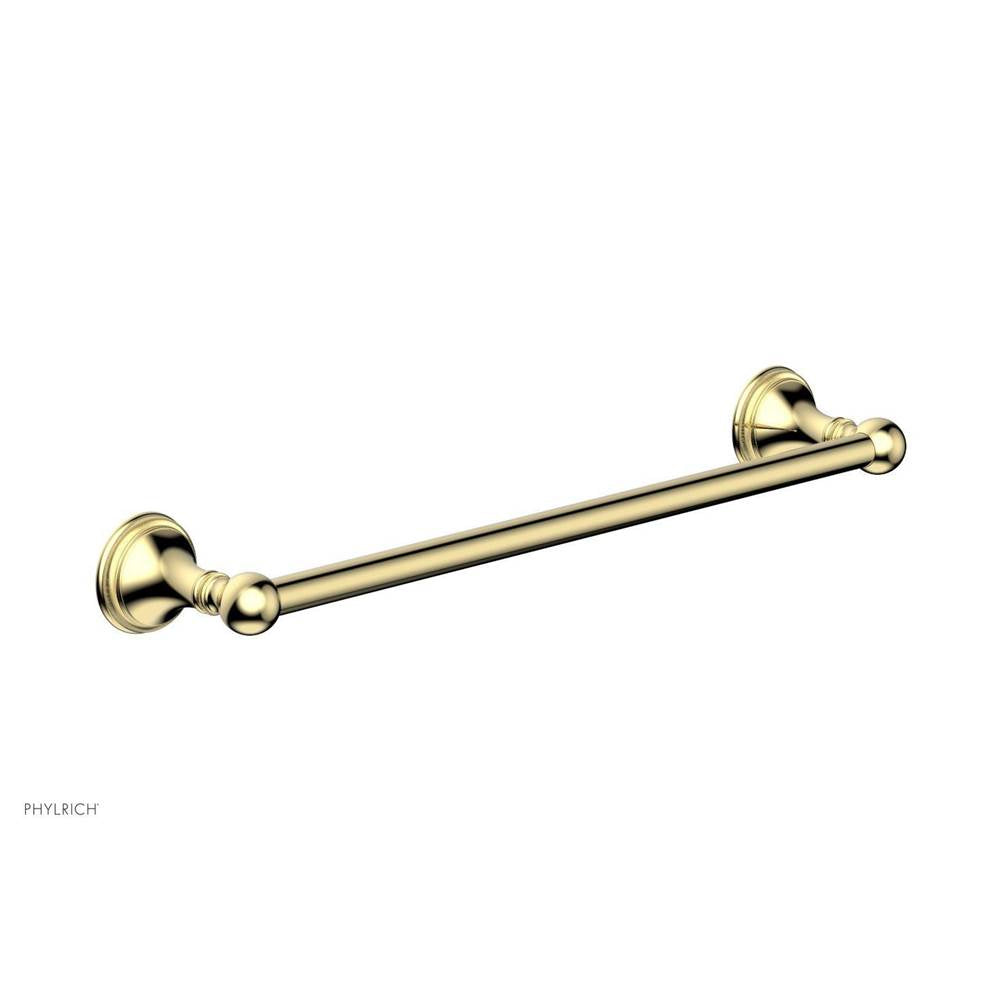 Phylrich - COINED 18'' Towel Bar 208-70 - Polished Brass