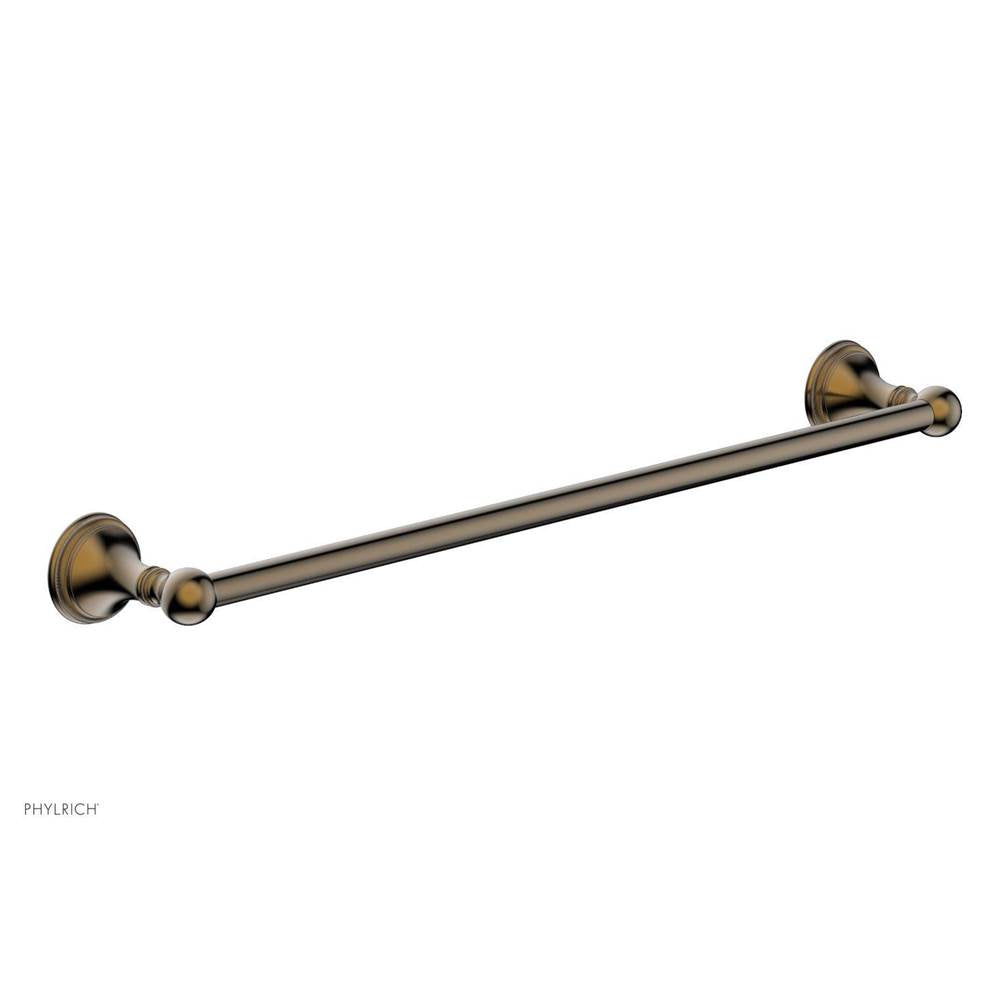 Phylrich - COINED 24'' Towel Bar 162-71 - Antique Brass