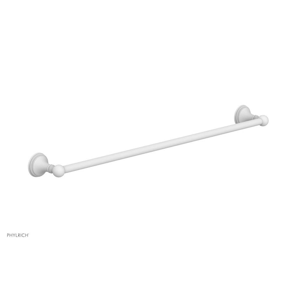 Phylrich - COINED 30'' Towel Bar 208-72 - Satin White