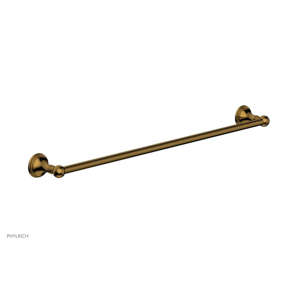 Phylrich - COINED 30'' Towel Bar 208-72 - Polished Gold