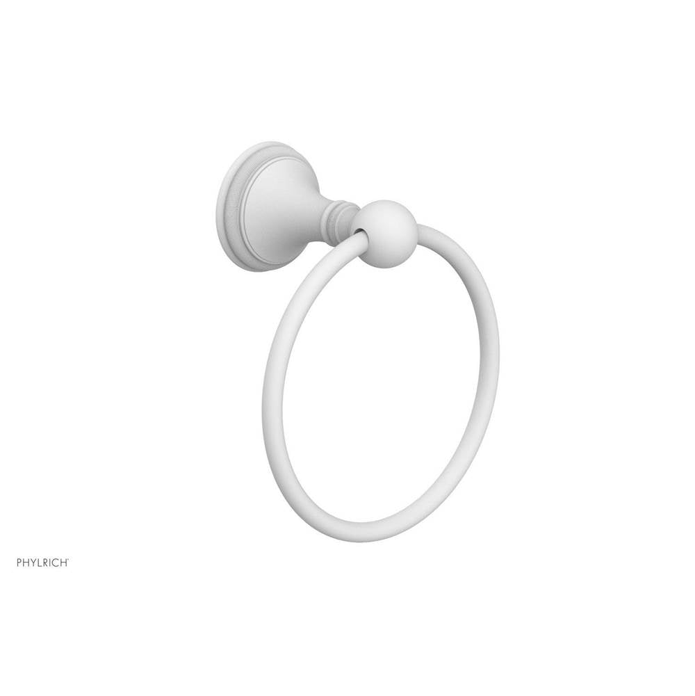 Phylrich - COINED Towel Ring 208-75 - Satin White