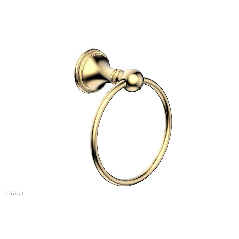 Phylrich - COINED Towel Ring 208-75 - Polished Nickel