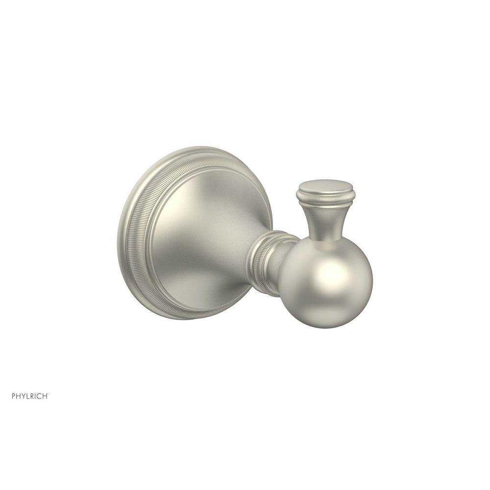 Phylrich - COINED Robe Single Hook 208-76 - Burnished Nickel