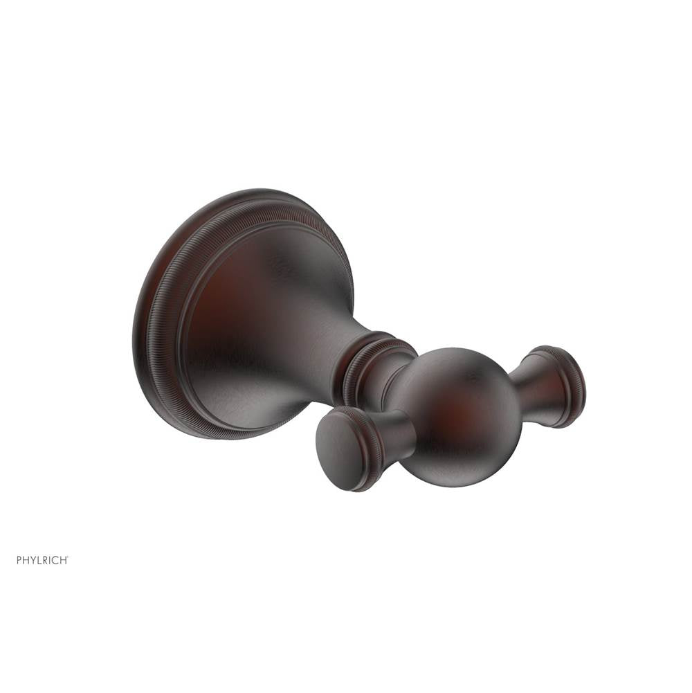 Phylrich - Dbl Robe Hook - Weathered Copper