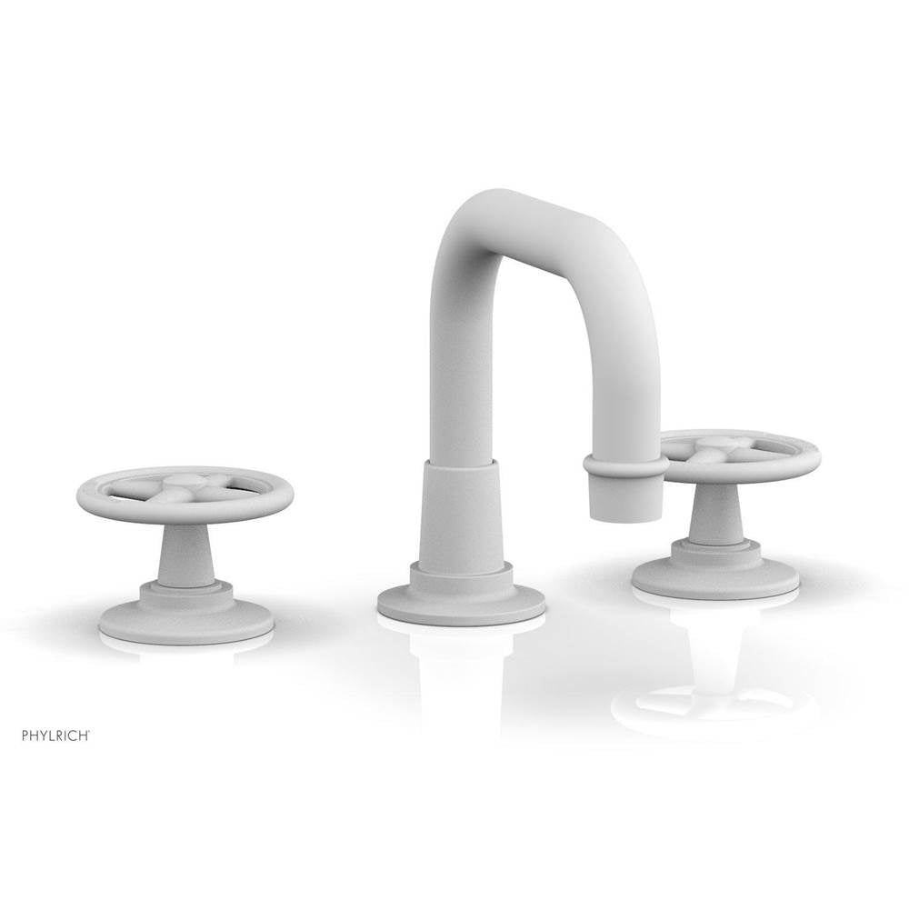 Phylrich - Ws Faucet Works, Low Spt, Cross Handles - Satin White
