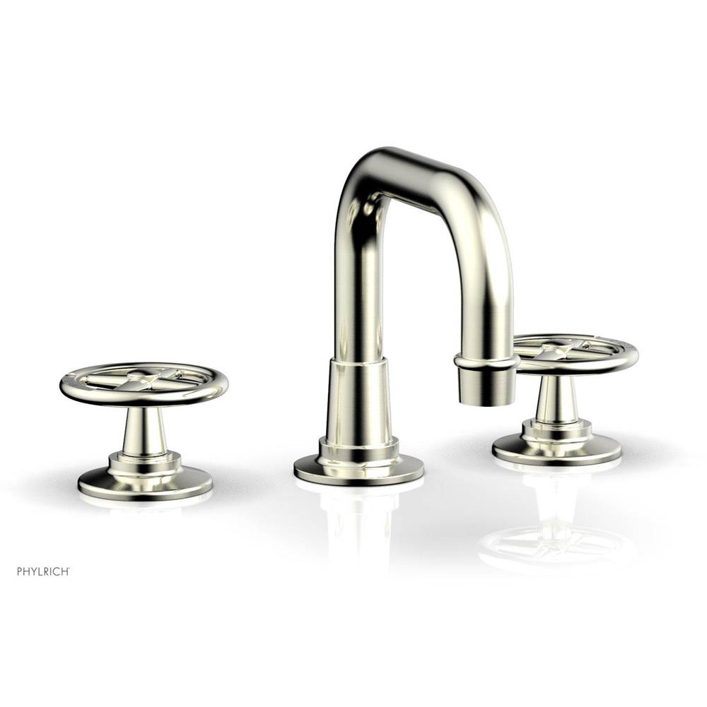 Phylrich - Ws Faucet Works, Low Spt, Cross Handles - Satin Nickel