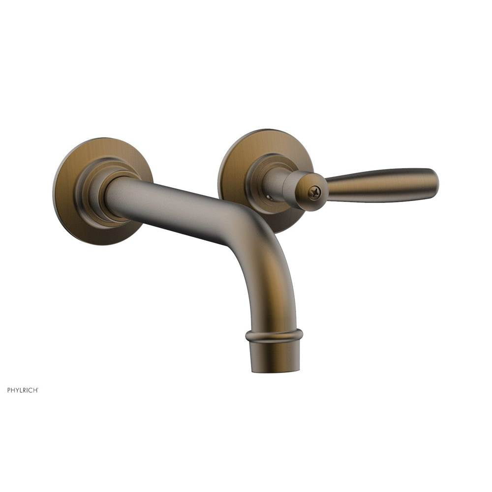 Phylrich - Wall Lav Single Works, Lever Handle - Old English Brass