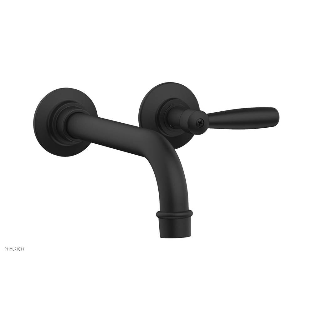 Phylrich - Wall Lav Single Works, Lever Handle - Matte Black