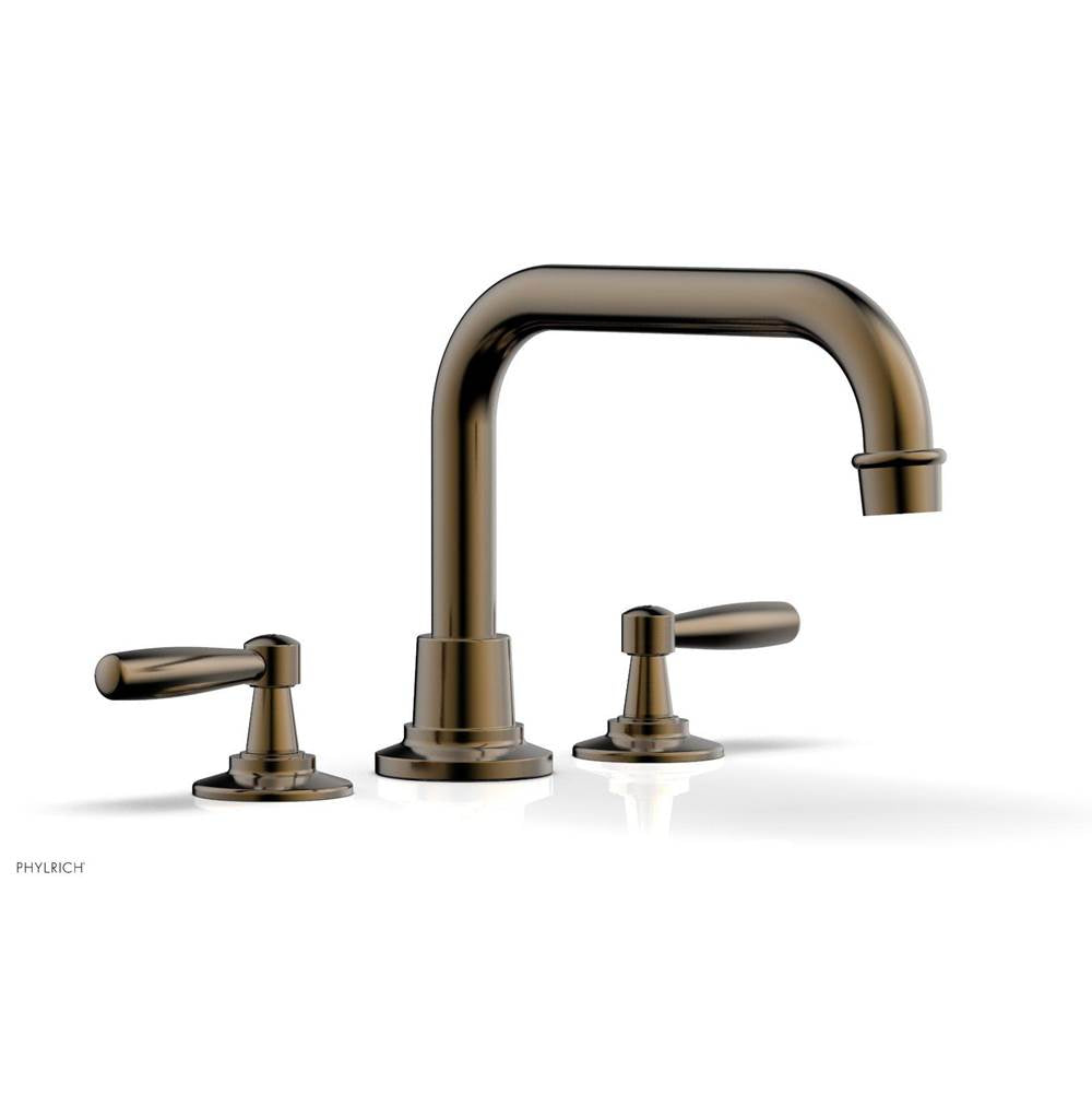 Phylrich - Deck Tub Set Works, Lever Handle - Old English Brass