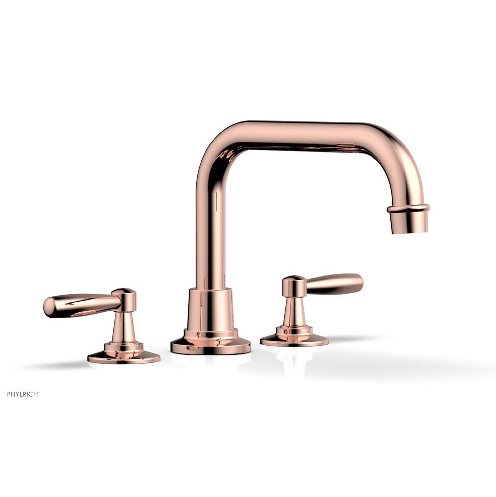 Phylrich - Deck Tub Set Works, Lever Handle - Weathered Copper
