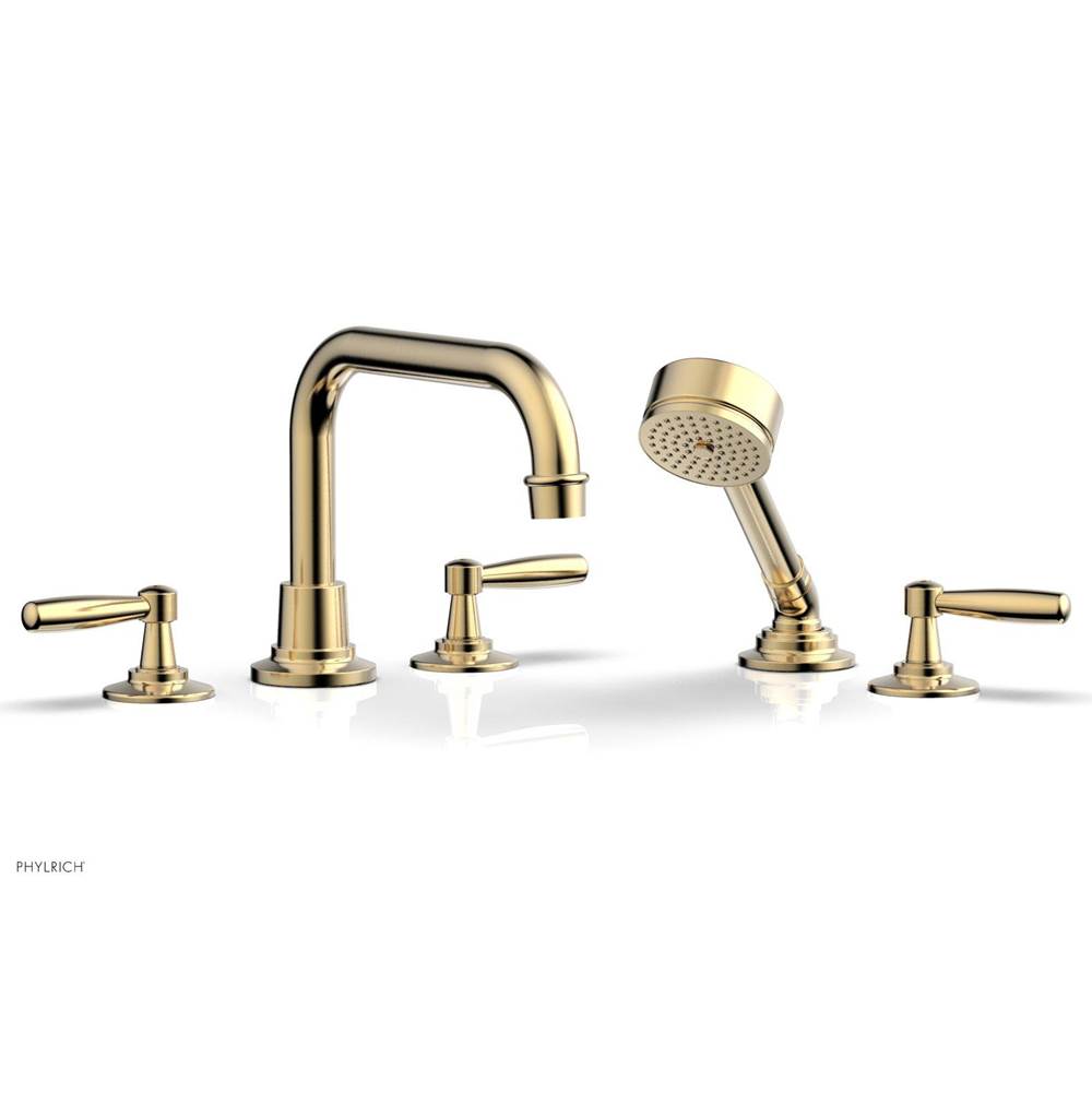 Phylrich - Deck Tub Set Works W/ Hs, Lever Handle - Polished Chrome