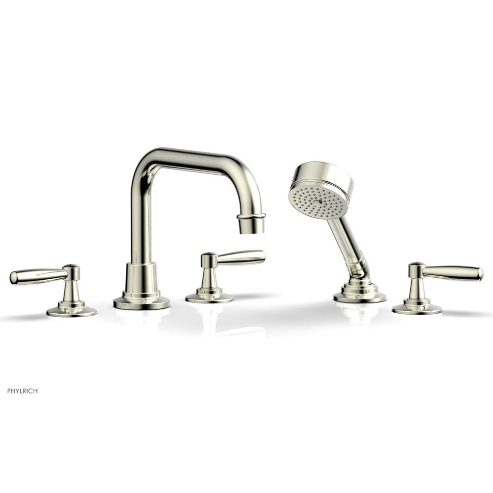 Phylrich - Deck Tub Set Works W/ Hs, Lever Handle - Matte Black