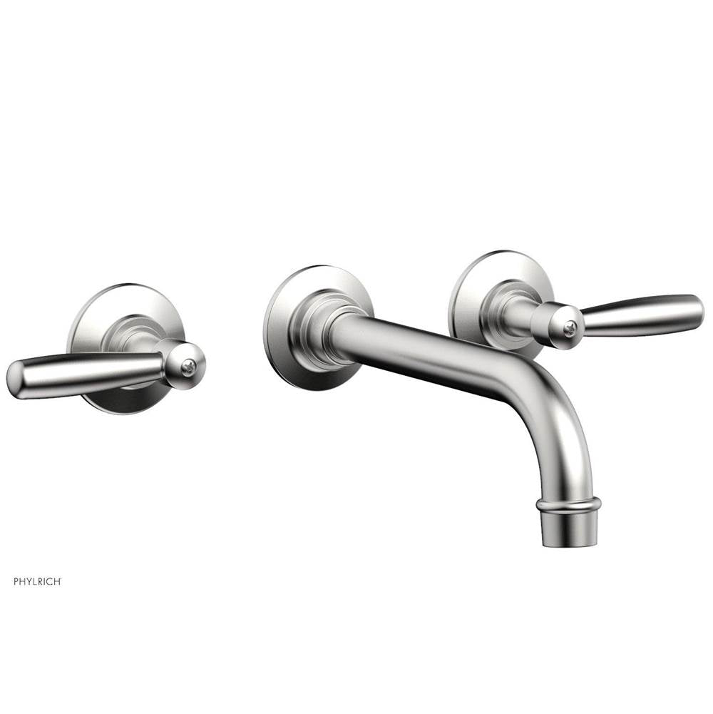 Phylrich - Wall Tub Set Works, Lever Handle - Satin chrome