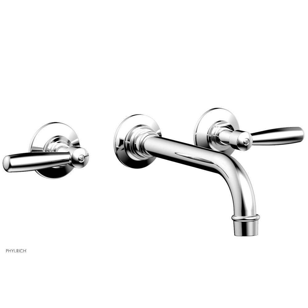 Phylrich - Wall Tub Set Works, Lever Handle - Polished Chrome