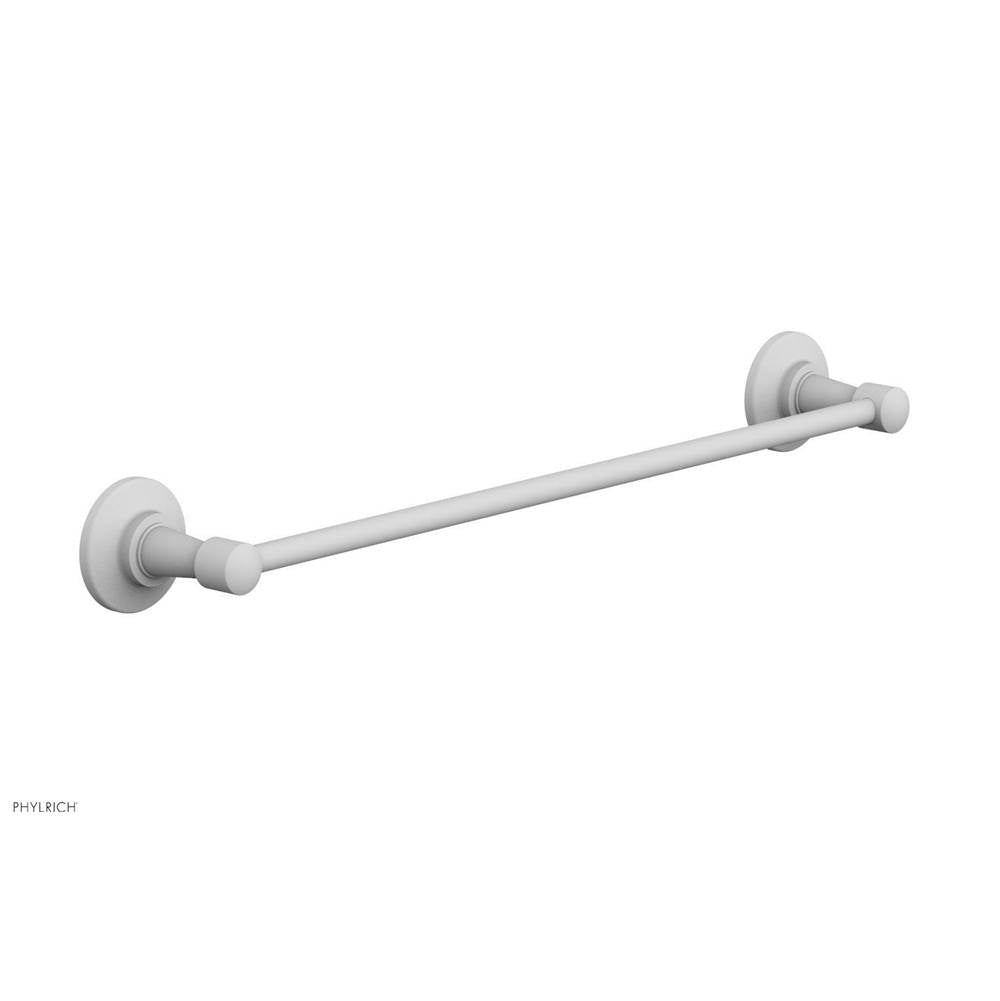 Phylrich - 18'' Works Towel Bar - Satin White