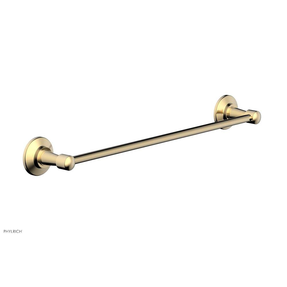 Phylrich - 18'' Works Towel Bar - Satin Brass