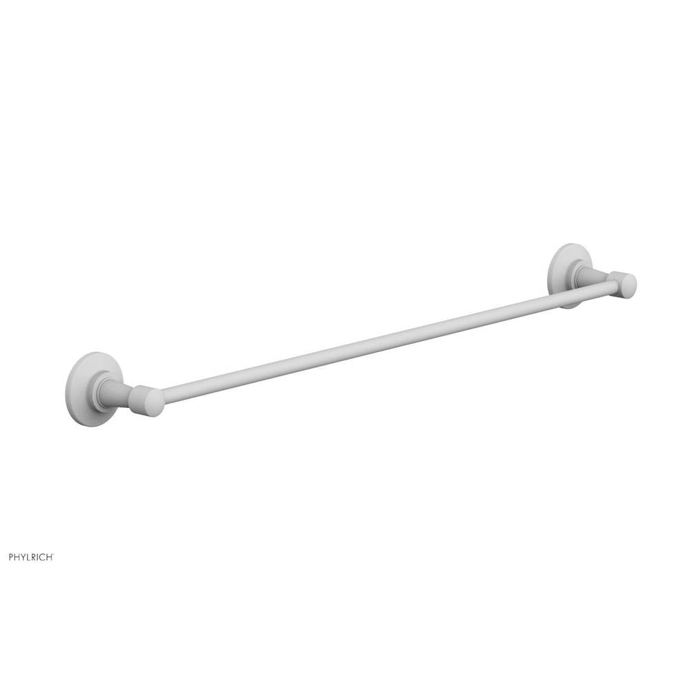 Phylrich - 24'' Works Towel Bar - Satin White