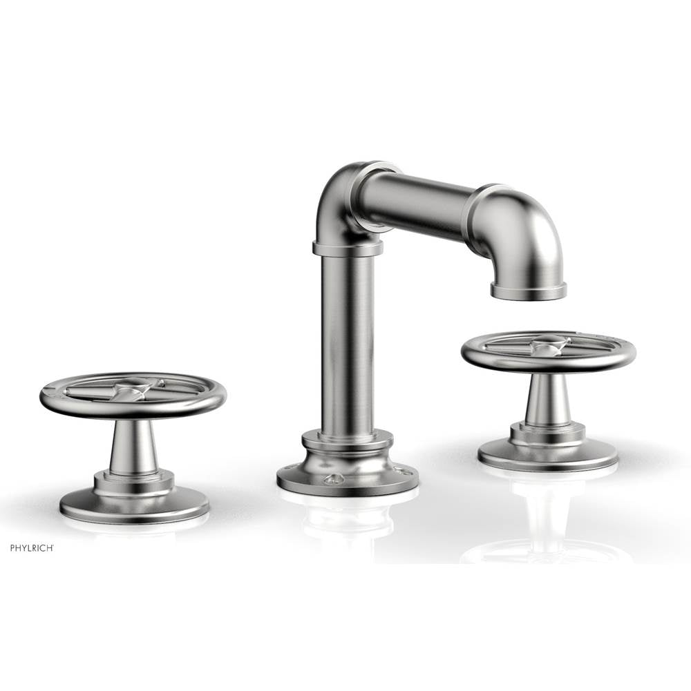Phylrich - Ws Faucet Works, Square Spt, Cross Handles - Satin chrome