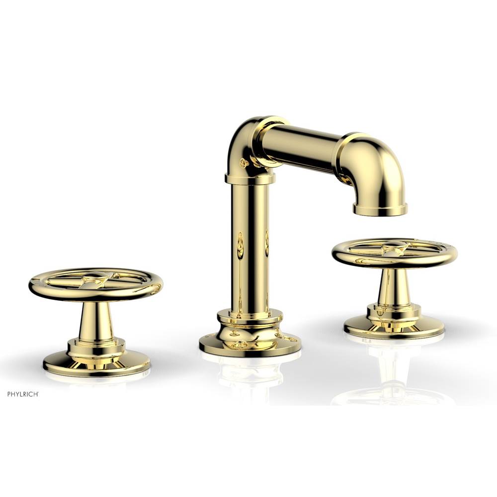 Phylrich - Ws Faucet Works, Square Spt, Cross Handles - Polished Brass