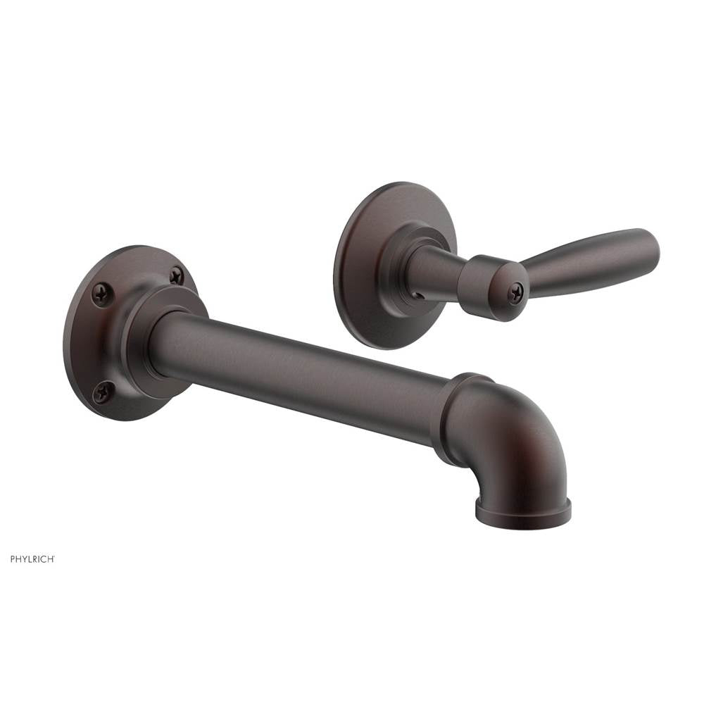 Phylrich - Wall Lav Single Works Industrial, Lever Handle - Weathered Copper
