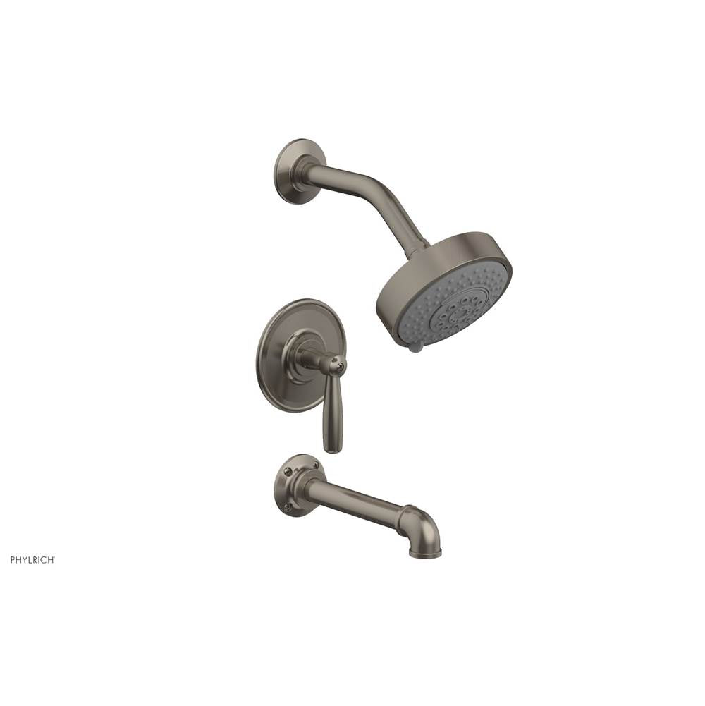 Phylrich - Pressure Balance Tub & Shower Kit, Lever Handle - Pewter