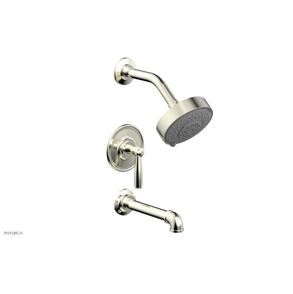 Phylrich - Pressure Balance Tub & Shower Kit, Lever Handle - Satin Nickel