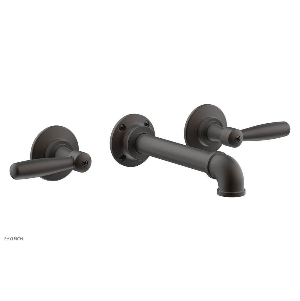 Phylrich - Wall Tub Set Works Industrial, Lever Handle - Oil Rubbed Bronze