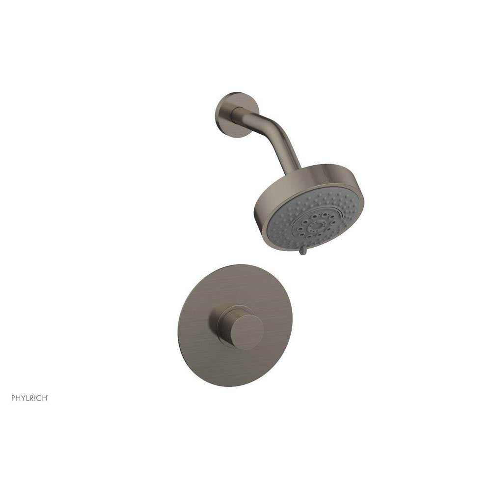 Phylrich - Shower Set Trim, Sq. - Pewter
