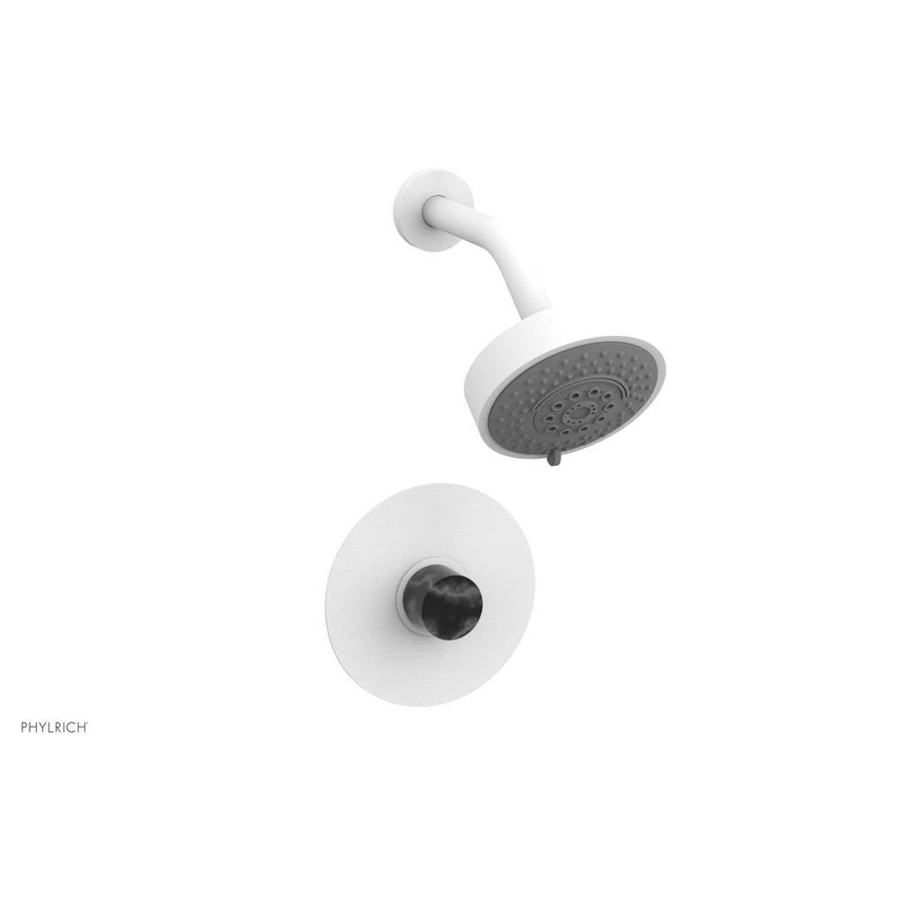Phylrich - Shower Set Trim, Sq. - Satin White