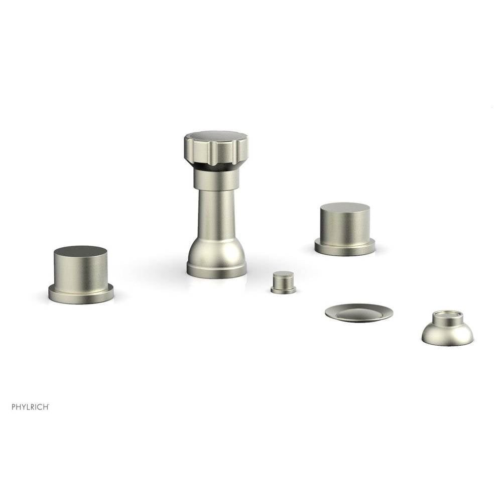 Phylrich - 4 Hole Bidet Smth Hdl - Satin Nickel