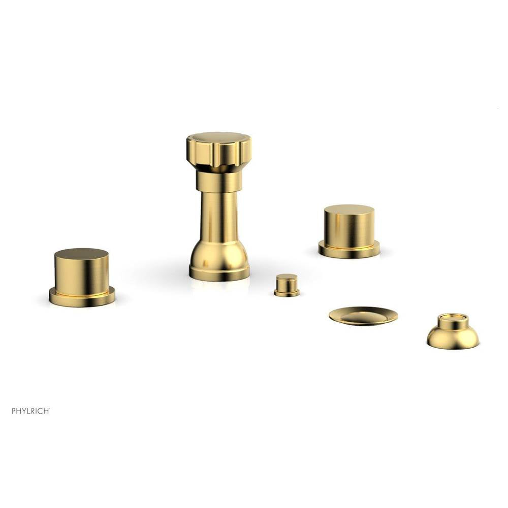 Phylrich - 4 Hole Bidet Smth Hdl - Satin Gold