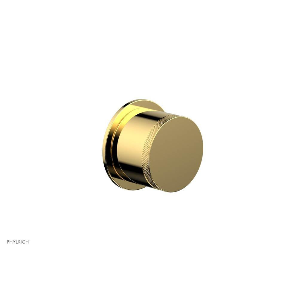 Phylrich - Knurled Knob - Polished Gold