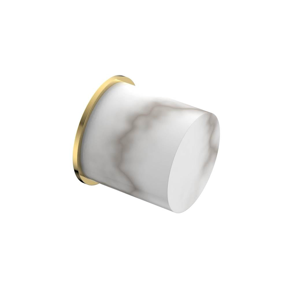 Phylrich - Marble Knob - Polished Gold