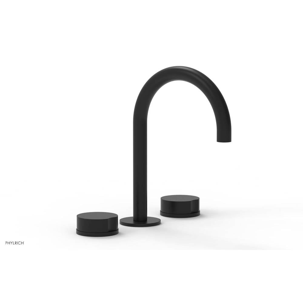 Phylrich - Circ W/S Faucet W Brass Handles, P To Close Drain - Matte Black