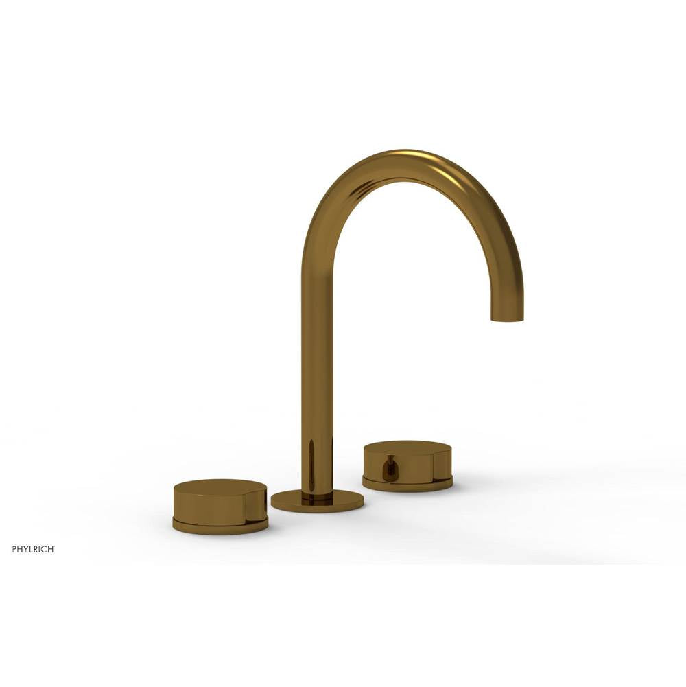 Phylrich - Circ W/S Faucet W Brass Handles, P To Close Drain - French Brass