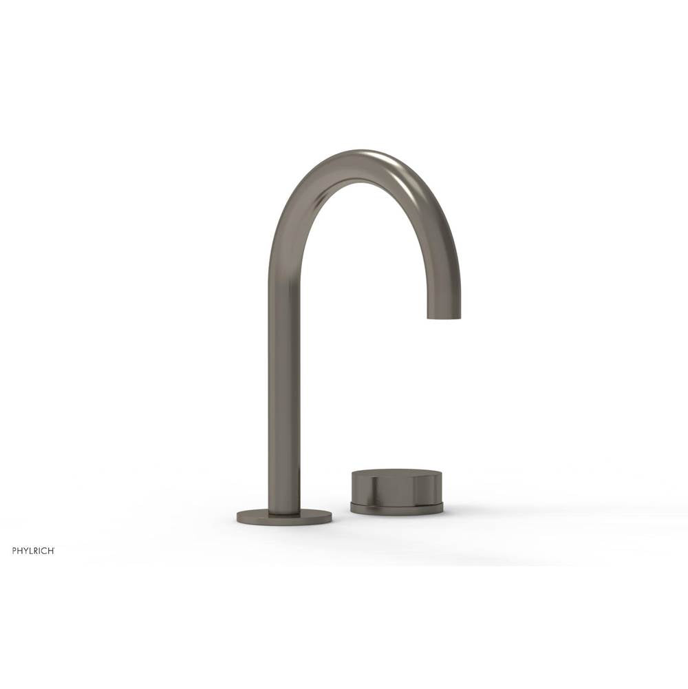 Phylrich - Circ Sngl Faucet W Brass Handles, P To Close Drain - Pewter