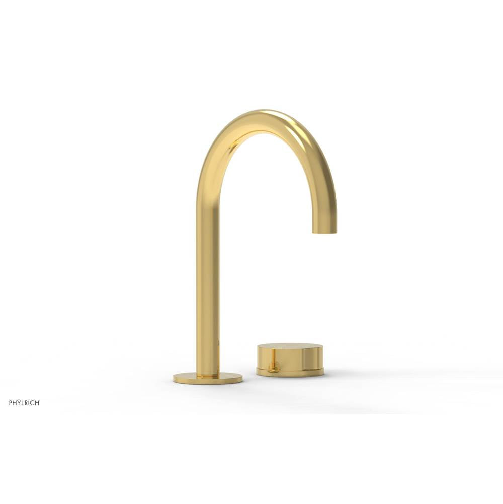Phylrich - Circ Sngl Faucet W Brass Handles, P To Close Drain - Polished Gold