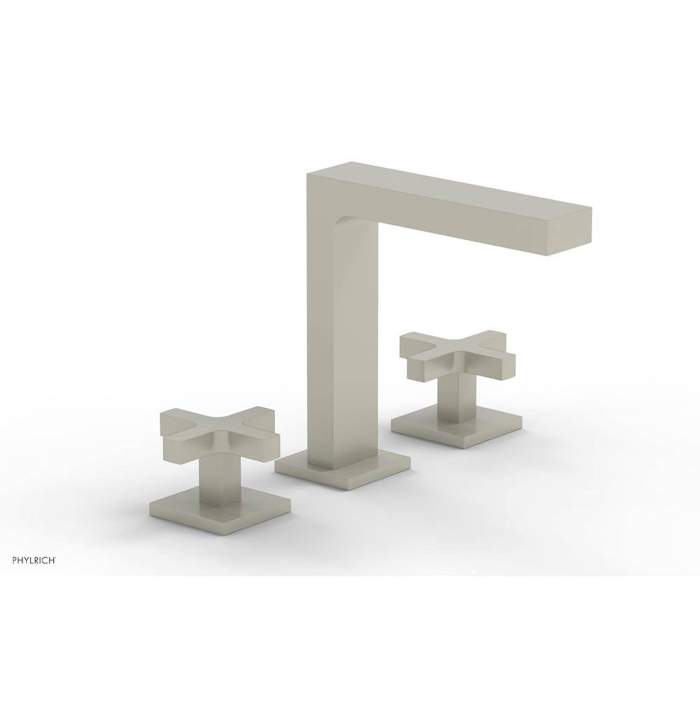 Phylrich - CROI - Widespread Faucet - High Spout Cross Handles - Burnished Nickel