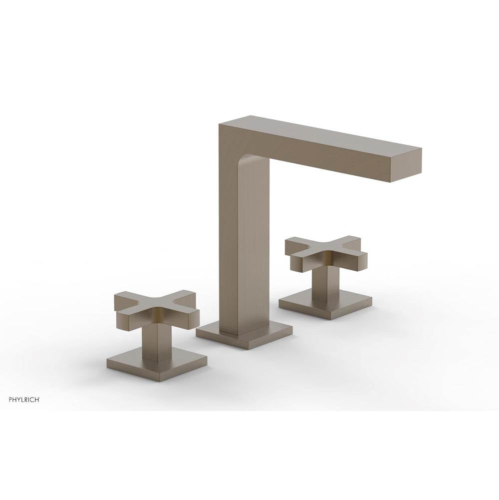 Phylrich - CROI - Widespread Faucet - High Spout Cross Handles - Old English Brass