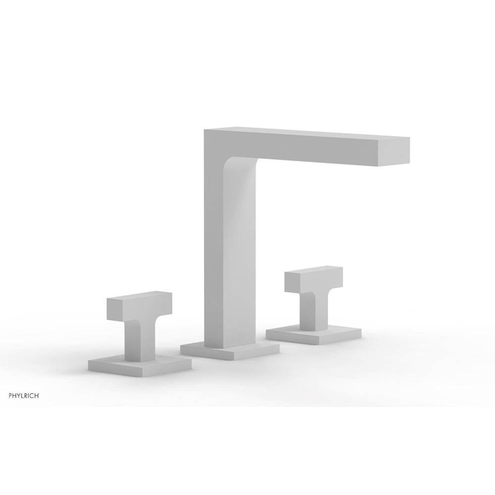 Phylrich - CROI - Widespread Faucet - High Spout Lever Handles - Satin White