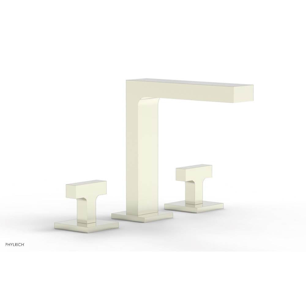 Phylrich - CROI - Widespread Faucet - High Spout Lever Handles - Satin Nickel