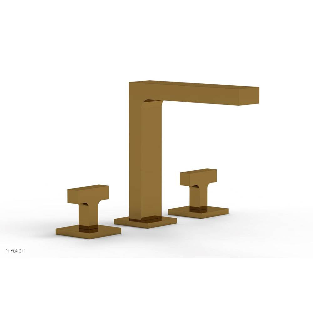 Phylrich - CROI - Widespread Faucet - High Spout Lever Handles - French Brass