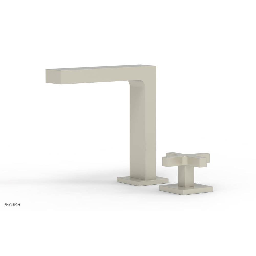 Phylrich - CROI - Single Cross Handle Faucet - High Spout - Burnished Nickel