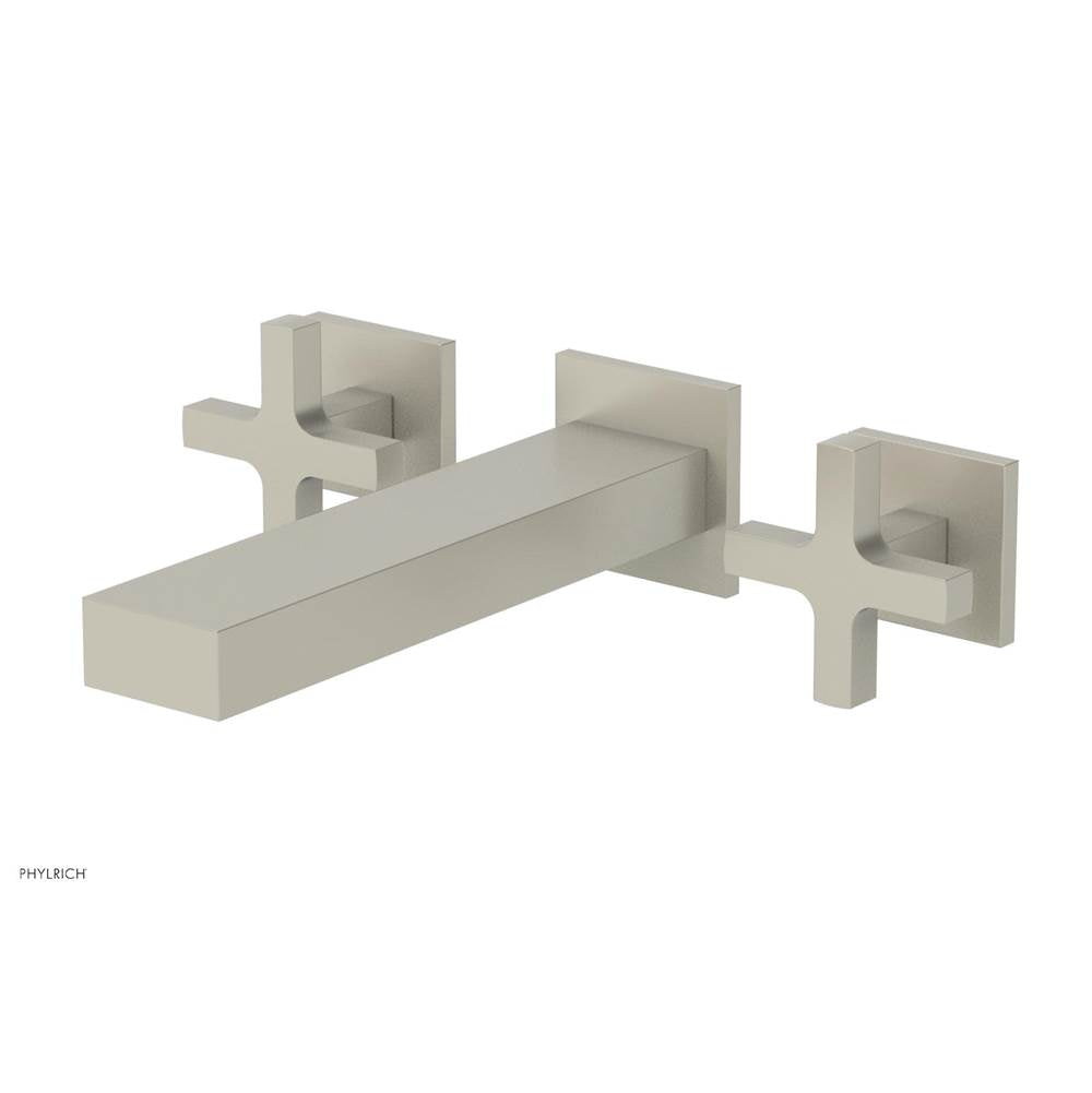 Phylrich - CROI - Wall Lavatory Set - Cross Handle - Burnished Nickel