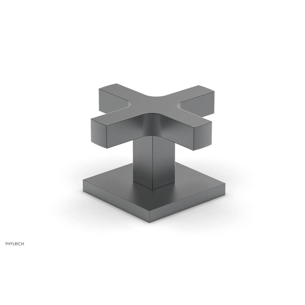 Phylrich - CROI - Volume Control/Diverter Trim - Cross Handle - Gun Metal
